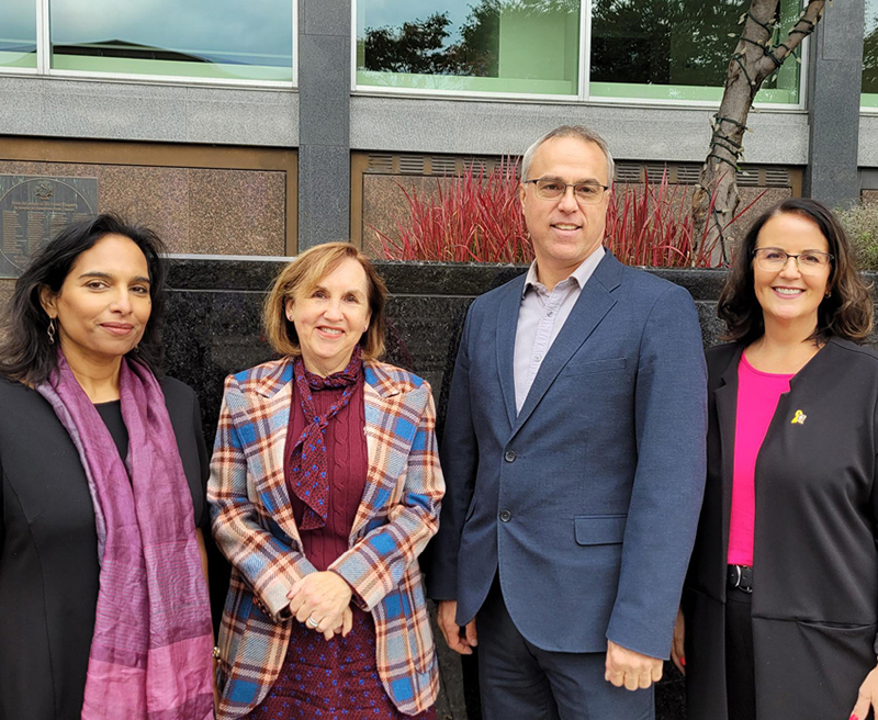 Executive Committee (from left to right): Elsy Chakkalakal, Bonita Thornton, Bruno Prévost, Julianne Dunbar.