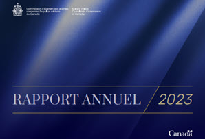 couverture du rapport annuel de 2023